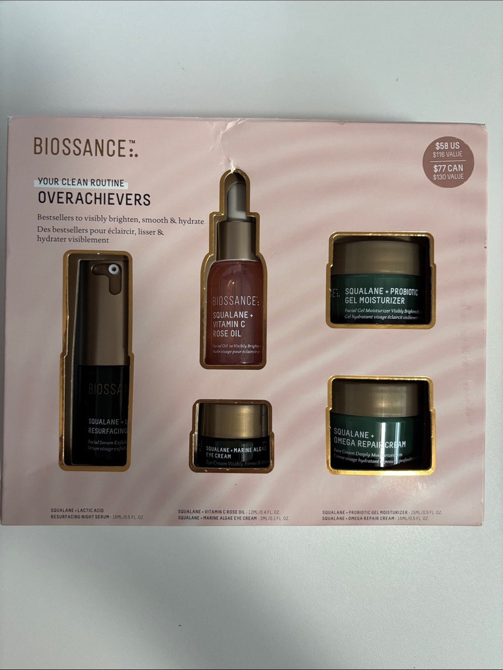 Biossance Overachievers Skincare Set